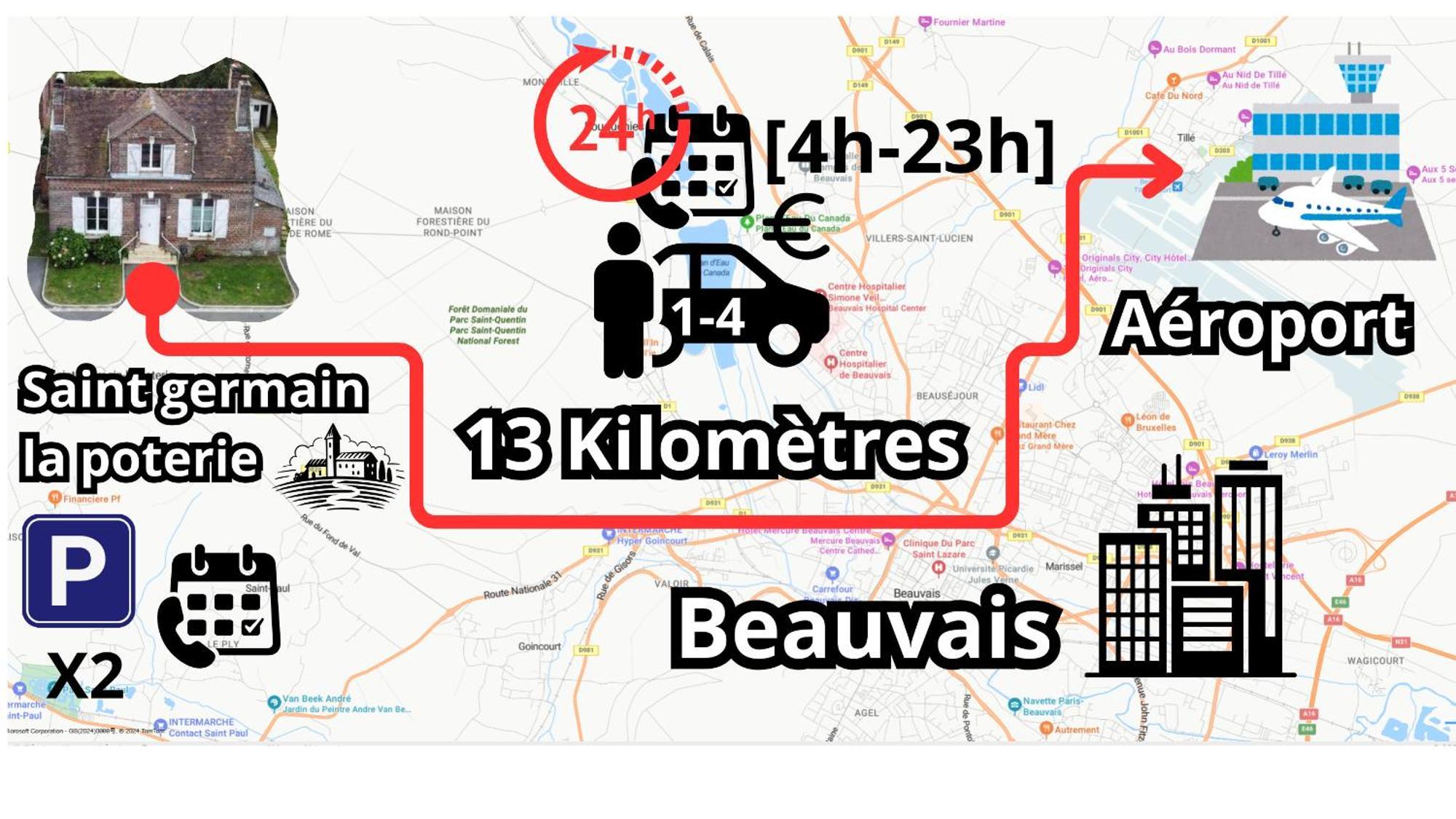 Ferienhaus Calme Et Accueillante 13 Kmtrs Aeroport, Parking Gratuit, Navette Gare Ou Aeroport *