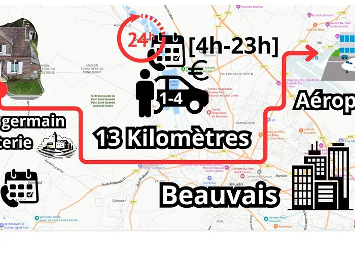 Chambre Calme Et Accueillante 13 Kmtrs Aeroport, Parking Gratuit, Navette Gare Ou Aeroport